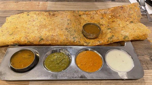 Rava Masala Dosai