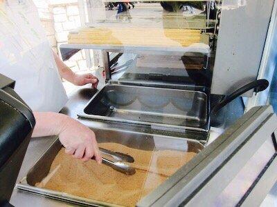 This is what the Disneyland churro cart looks like. DisneyWorld start working toward this... :)