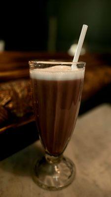 Chocalate egg cream.