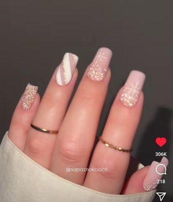 Inspo pic I showed for my gel x nails