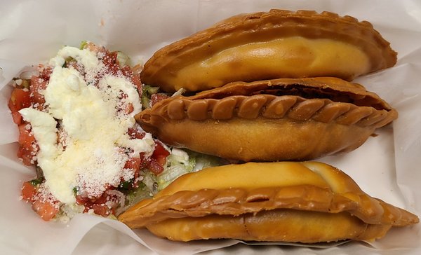 Empanadas with side.