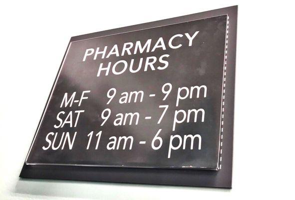 Pharmacy hours