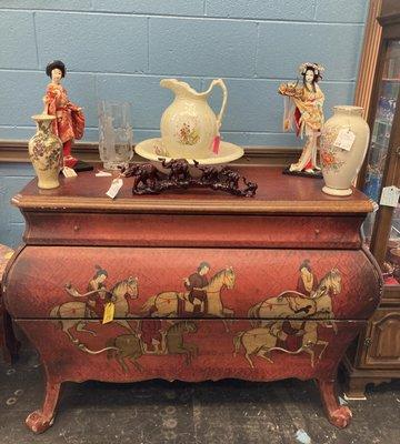 Vintage Asian Bombay Chest of Drawers