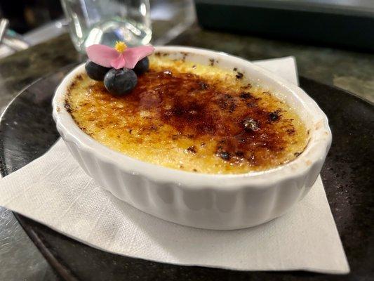 Blueberry Crème Brûlée