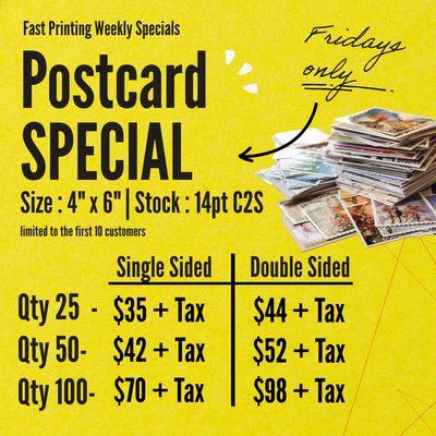 Postcard Special!