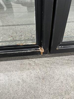 Door rusting away within six months of install