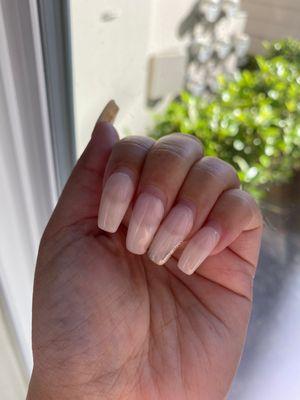 Dip on natural nails