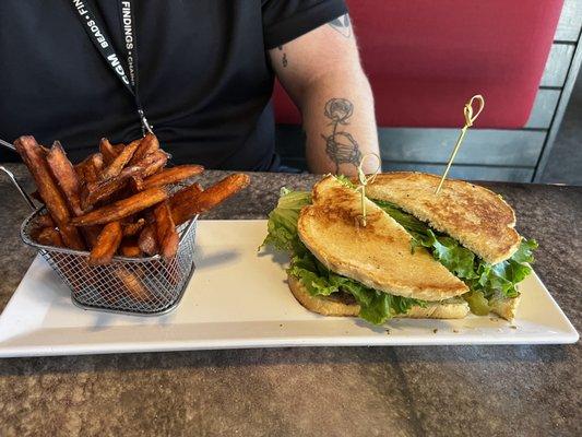 Build Your Own Burger w/ Sweet Potato Fries