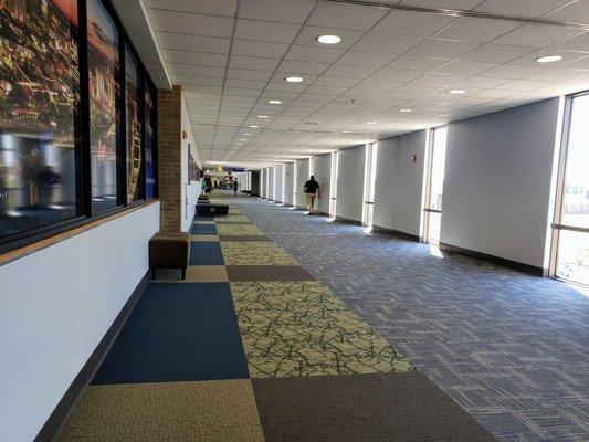 Corridor to Concourse C at SHV