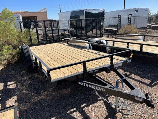 PJ trailers utility trailer