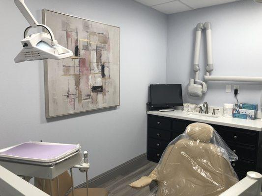 Newly renovated exam room