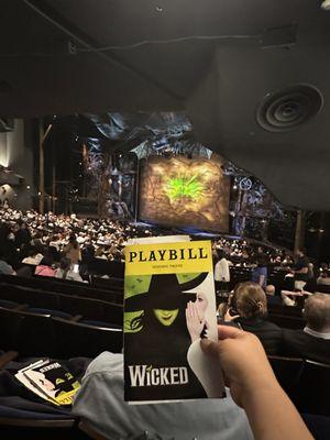 Stage and Wicked playbill