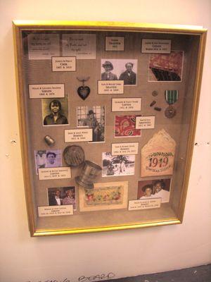 Family History Memento Shadowbox.