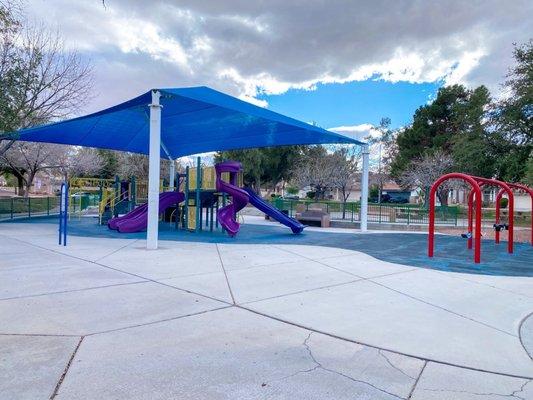 Playground and swing set for older children