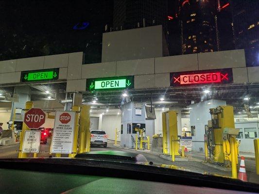 US Border at the Detroit-Windsor Tunnel