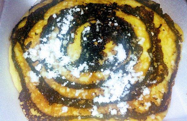 Cinnamon swirl pancake