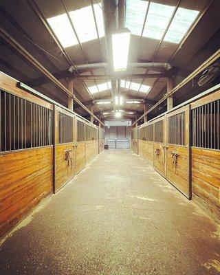 Main barn aisle