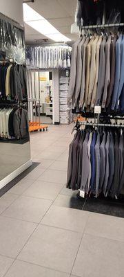 Inside the suit store