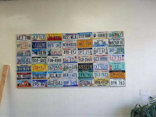 50 states plates