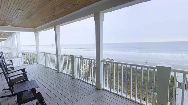 Stroll leisurely across the deck and take in the views!