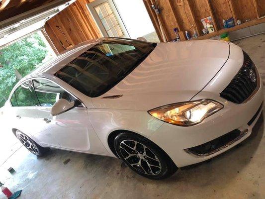 Exterior Wash and Wax Package with wheel, tire, and undercarriage detail on This Sharp Buick!