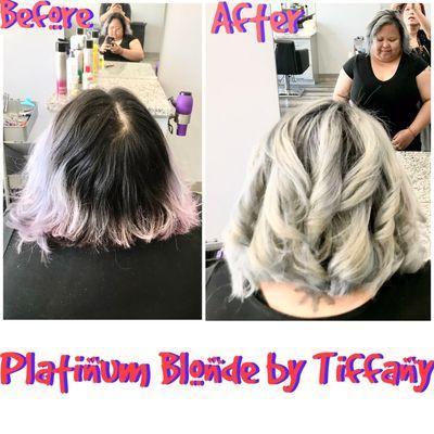 Platinum blonde by Tiffany