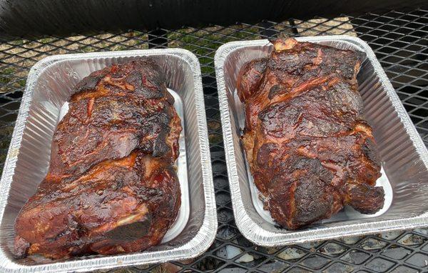 Smoked pulled pork