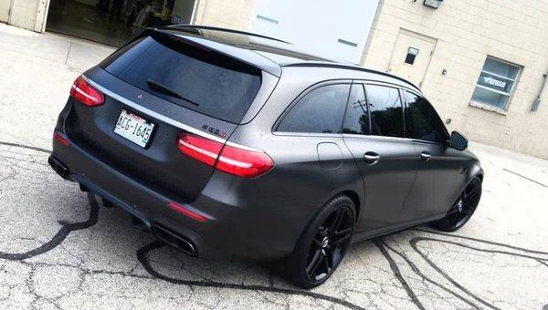 Mercedes E63 S AMG 2017  professional window tinting  
3M ceramic film