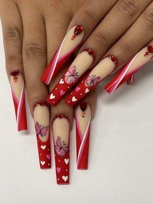 Acrylic nails design