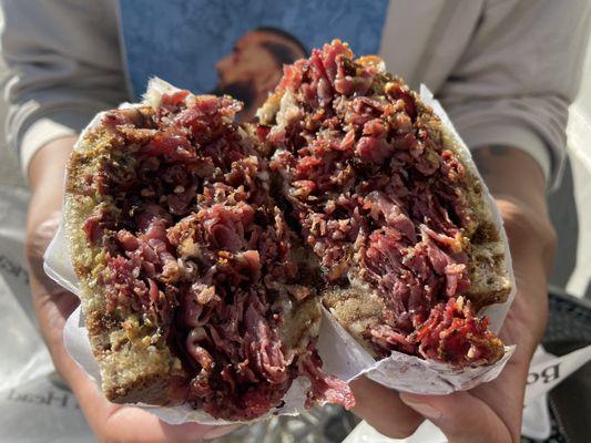 New York Style Pastrami Sandwich