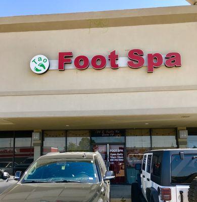 Tao Foot Spa sign