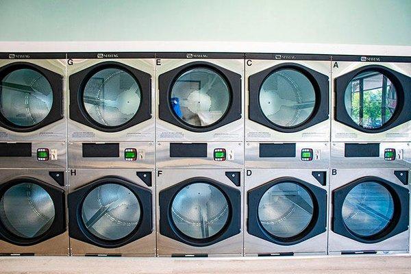 Enjoy all the comforts of home alongside top-of-the-line industrial laundry machines at Laundromat 42 in Parma Heights...