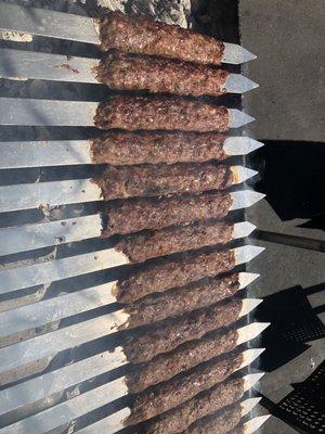 BBQ Ground Beef Kabob