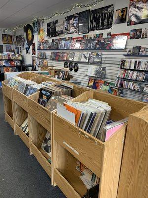 Another vinyl record section