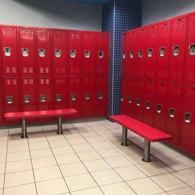 Clean locker rooms.