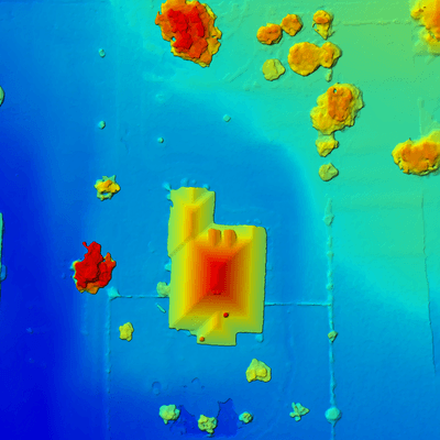 Digital Surface Modeling reveals high and low spots on your property