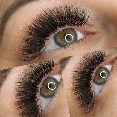 Hybrid eyelash extensions