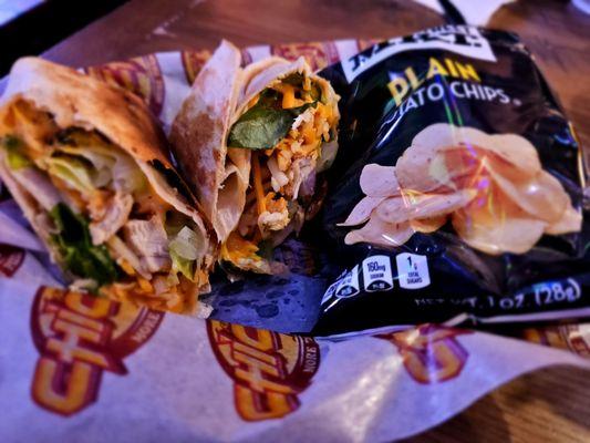 Buffalo chicken wrap my way