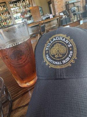 Hat and beer