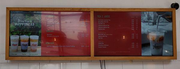 Menu boards