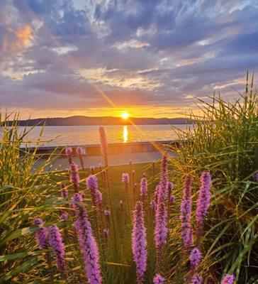 Stunning sunset on the Hudson River - (7/10/2021)