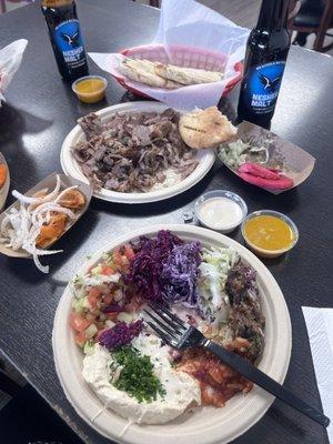 Lamb Shawarma Platter. So much Food!