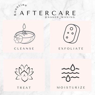 Aftercare is key to a successful waxing process!