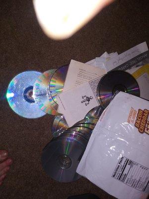 My cds thrown in floor a couple would no longer play