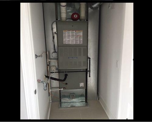 Central heating installation