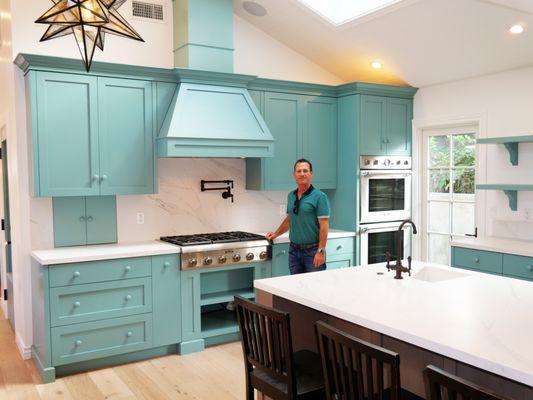 Complete kitchen remodel with custom cabinetry. Manhattan Beach.