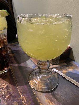 House margarita at happy hour