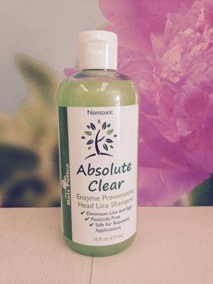 Non-Toxic Absolute Clear Apple/Pear shampoo prevents head lice infestations!