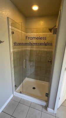 Frameless Shower Door!