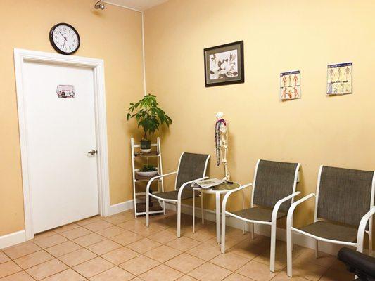 Very comfortable environment, and the couple therapists are very professional. Great place to go to if you are feeling neck or back pain.